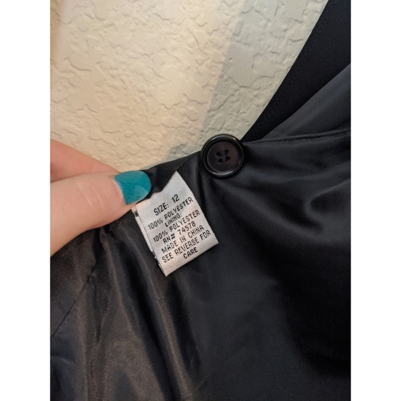 Vintage Back Cutout Cache Black Blazer NWT - Picture 6 of 8